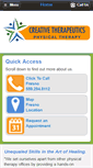 Mobile Screenshot of creativetherapeutics.com